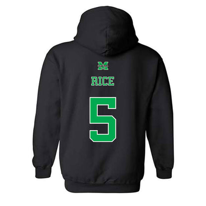 Marshall - NCAA Softball : Savannah Rice - Hooded Sweatshirt Sports Shersey