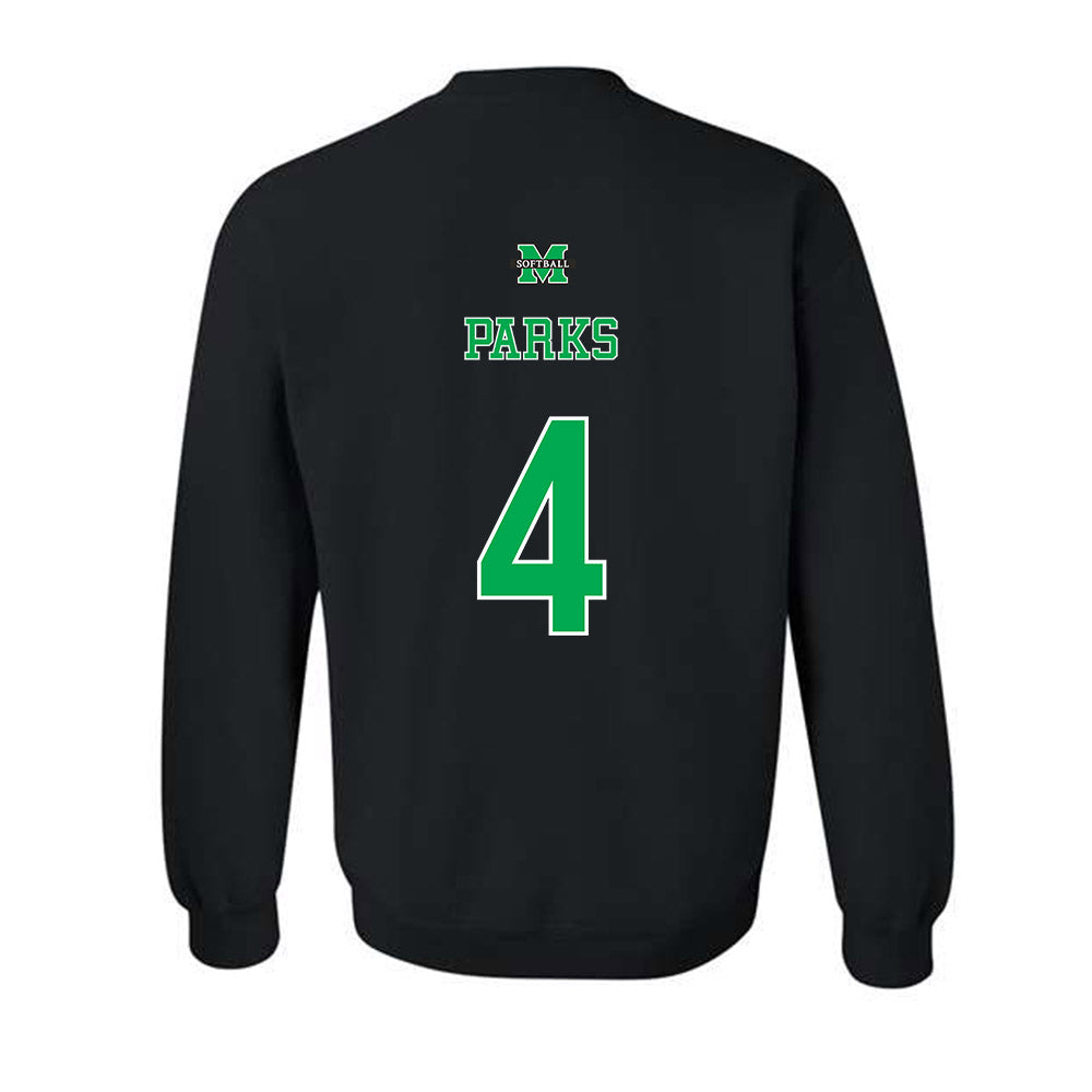 Marshall - NCAA Softball : Kasia Parks - Crewneck Sweatshirt Sports Shersey