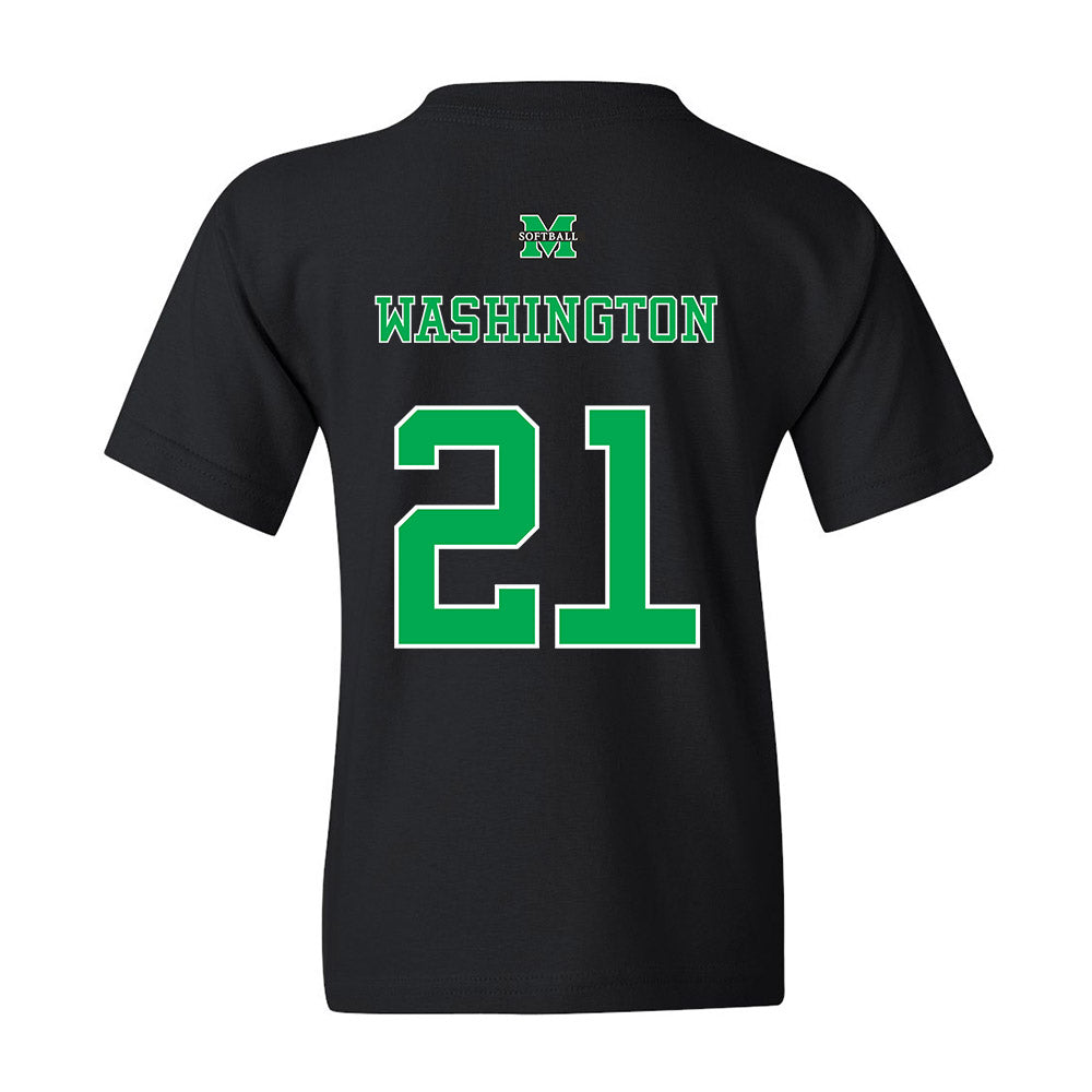 Marshall - NCAA Softball : Kaleea Washington - Youth T-Shirt Sports Shersey