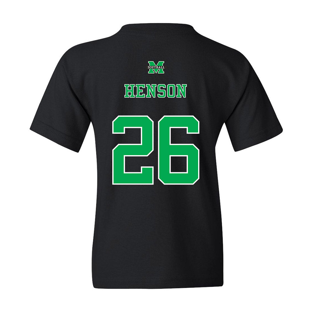 Marshall - NCAA Softball : Lindsay Henson - Youth T-Shirt Sports Shersey