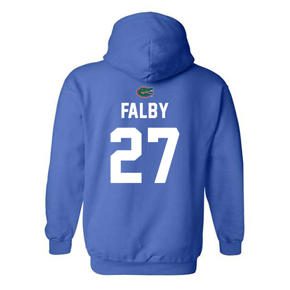 Florida - NCAA Softball : Kendra Falby - Hooded Sweatshirt Replica Shersey