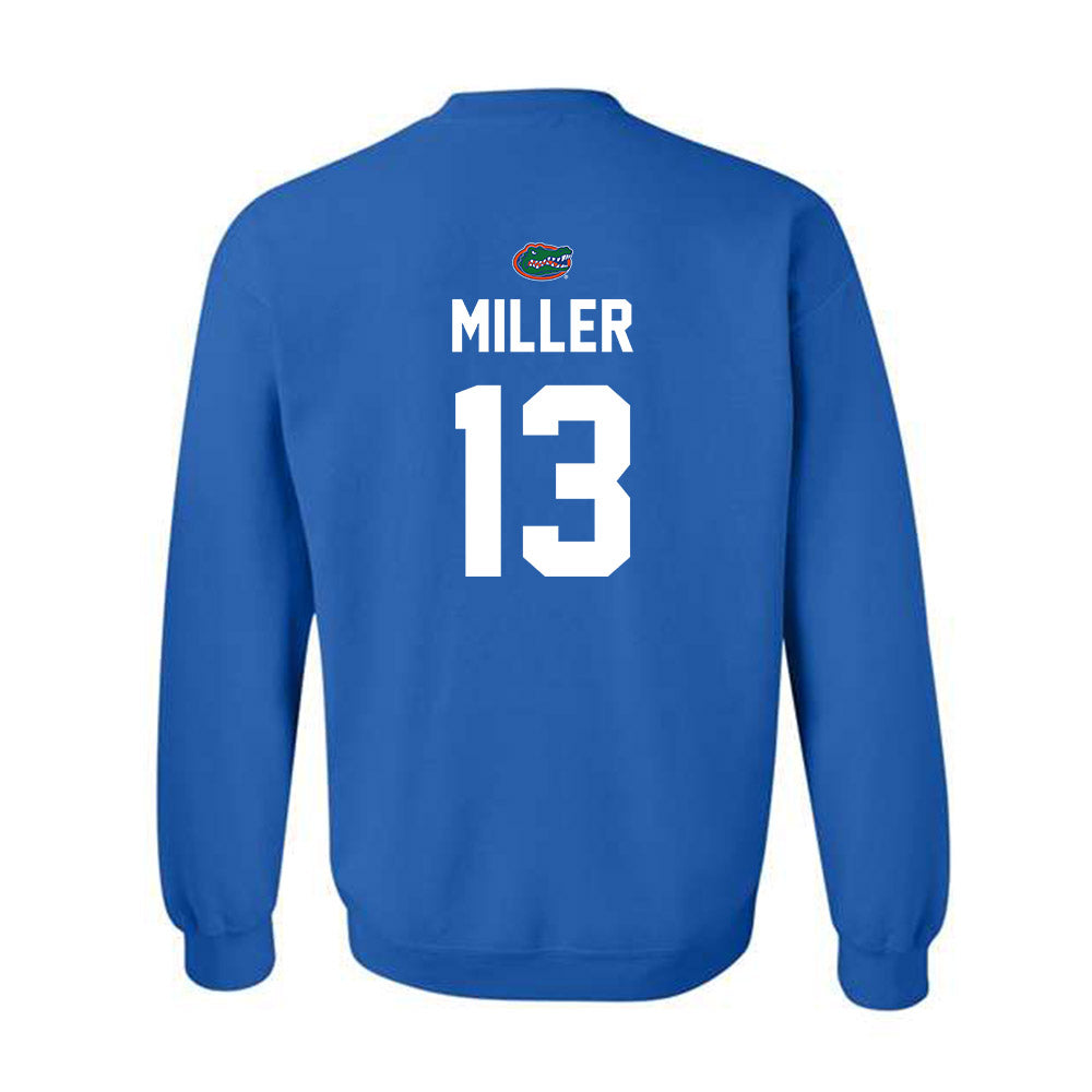 Florida - NCAA Softball : Olivia Miller - Crewneck Sweatshirt Replica Shersey