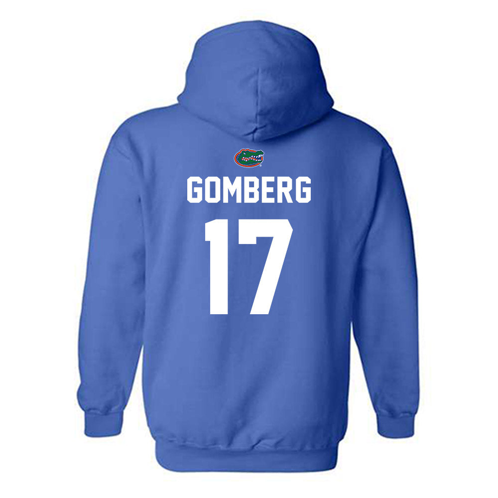 Florida - NCAA Baseball : Jacob Gomberg - Hooded Sweatshirt Replica Shersey