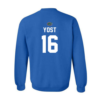 Florida - NCAA Baseball : Hayden Yost - Crewneck Sweatshirt Replica Shersey