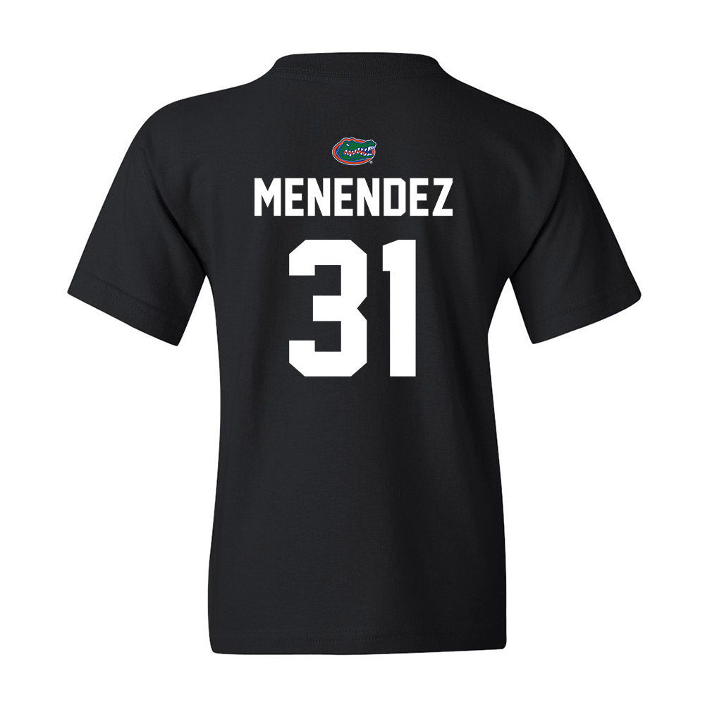 Florida - NCAA Baseball : Frank Menendez - Youth T-Shirt Sports Shersey