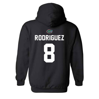 Florida - NCAA Baseball : Christian Rodriguez - Hooded Sweatshirt Sports Shersey