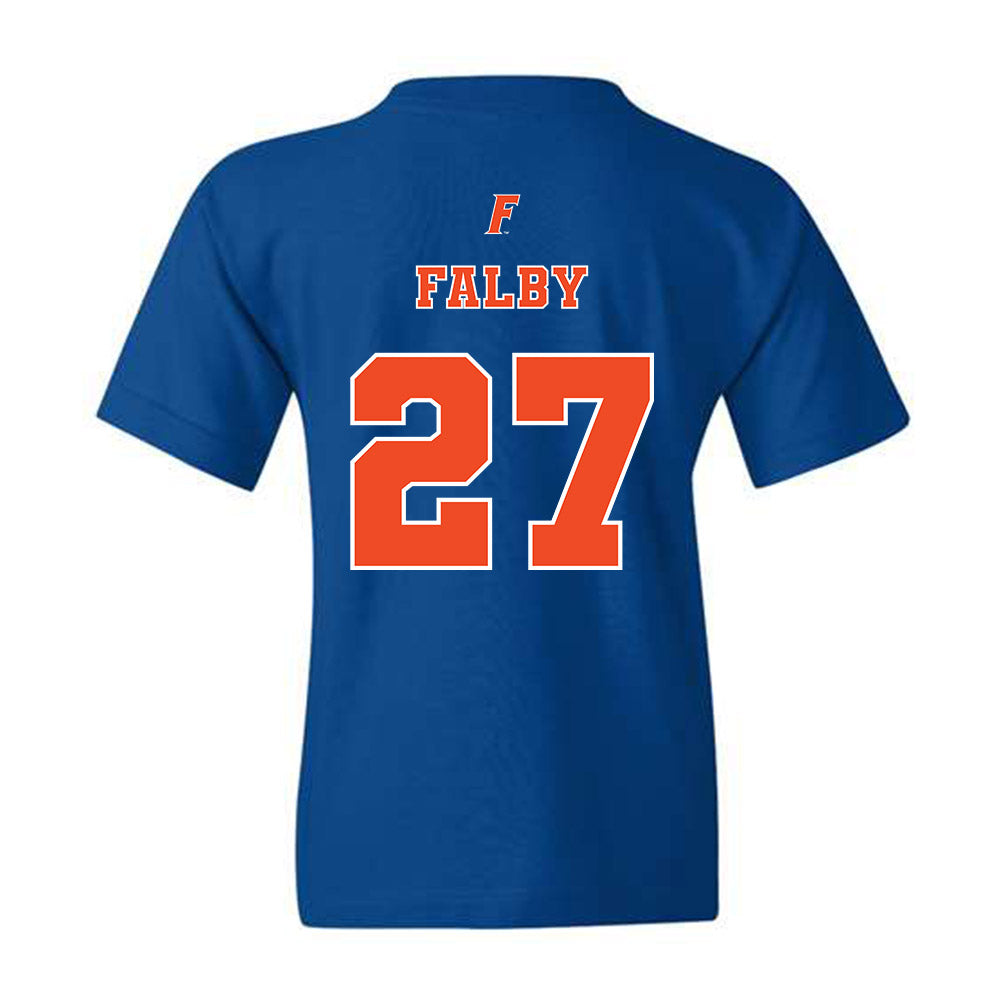 Florida - NCAA Softball : Kendra Falby - Youth T-Shirt Sports Shersey