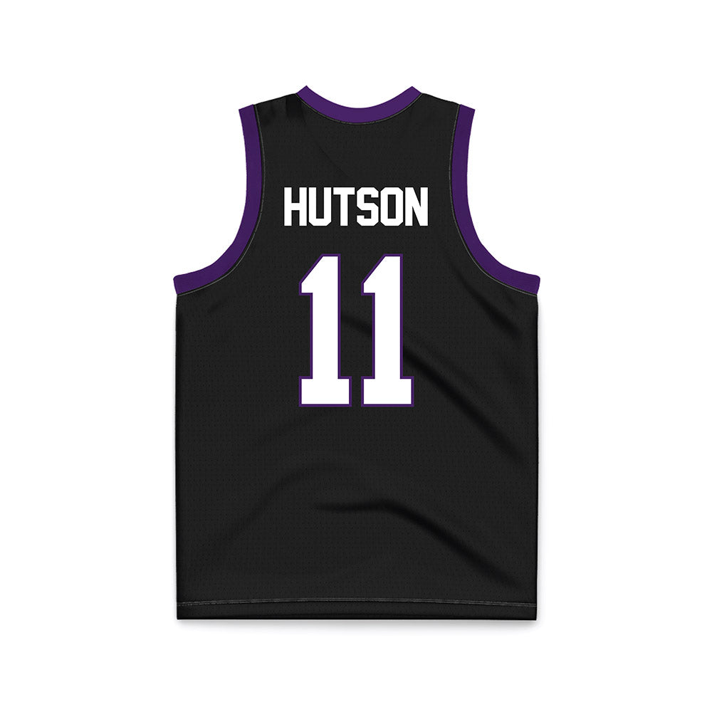 Northern Iowa - NCAA Men's Basketball : Jacob Hutson Black Jersey