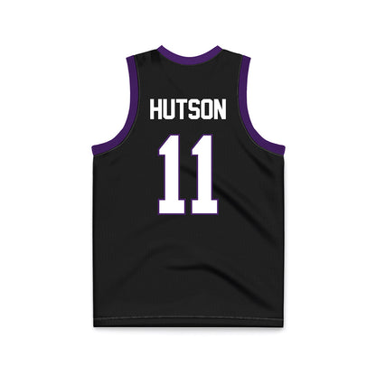 Northern Iowa - NCAA Men's Basketball : Jacob Hutson Black Jersey