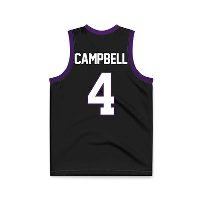 Northern Iowa - NCAA Men's Basketball : Trey Campbell Black Jersey
