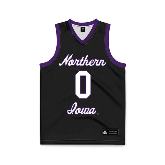 Northern Iowa - NCAA Men's Basketball : Nate Heise Black Jersey