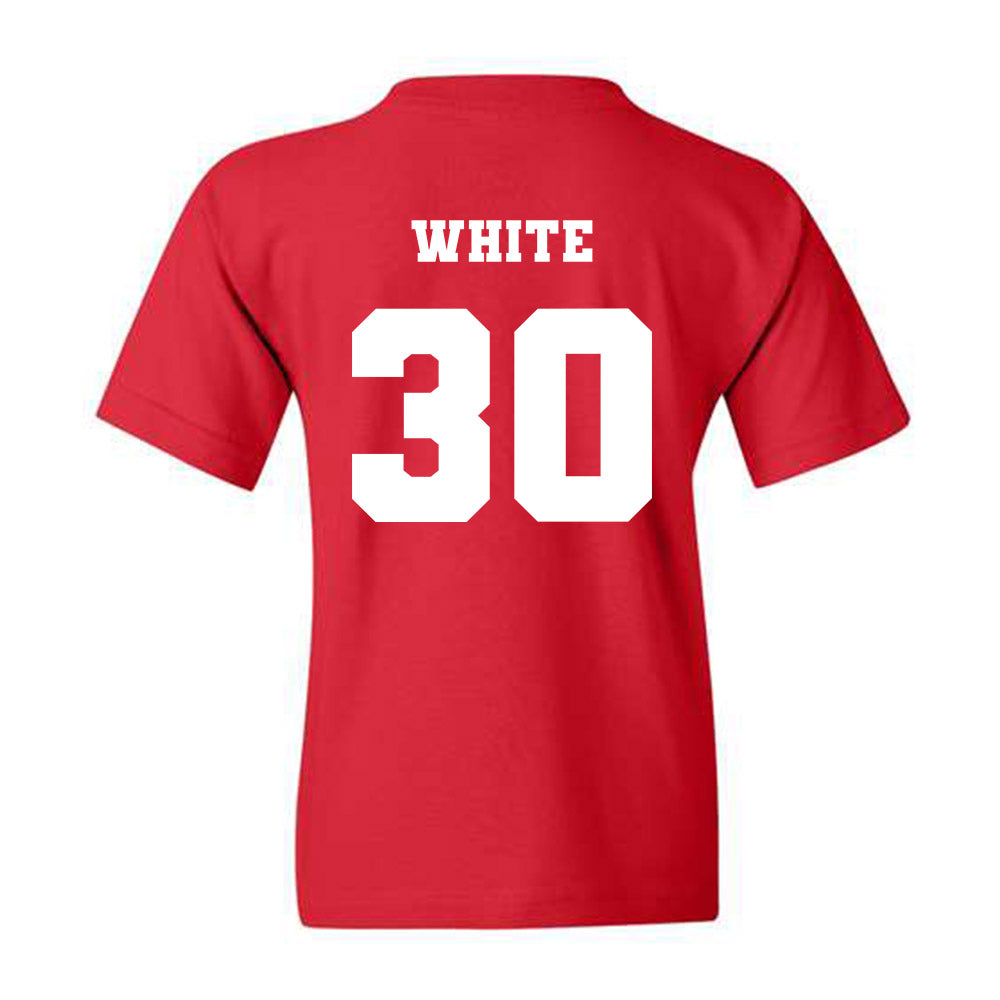 Ole Miss - NCAA Football : Trip White Replica Shersey Youth T-Shirt