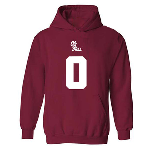 Ole Miss - NCAA Football : Joshua Harris - Hooded Sweatshirt Replica Shersey