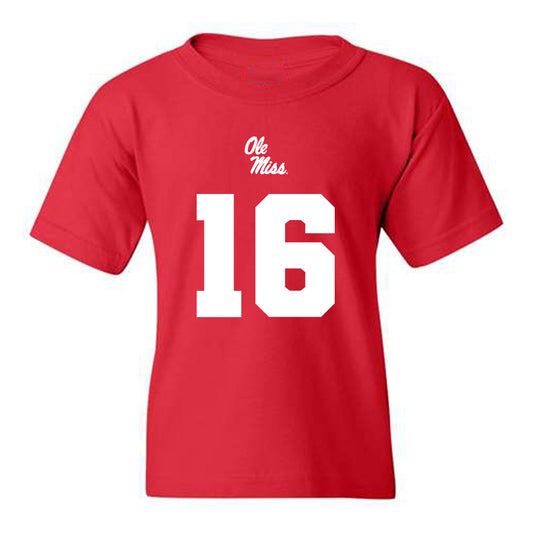 Ole Miss - NCAA Football : Braden Waterman Replica Shersey Youth T-Shirt