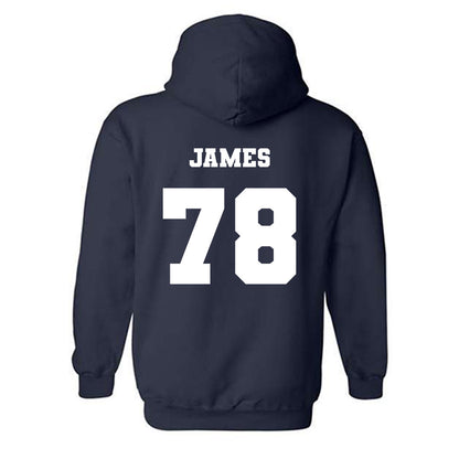 Ole Miss - NCAA Football : Jeremy James Replica Shersey Hooded Sweatshirt