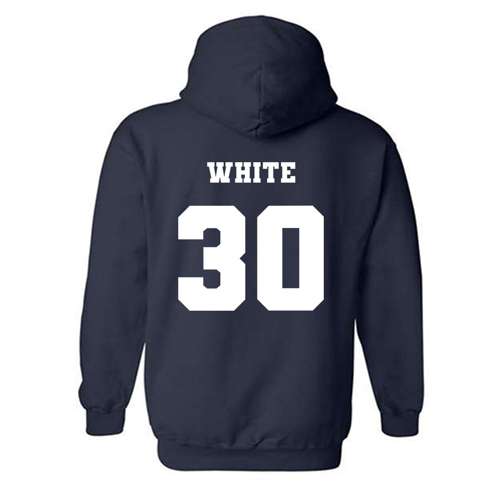 Ole Miss - NCAA Football : Trip White Replica Shersey Hooded Sweatshirt