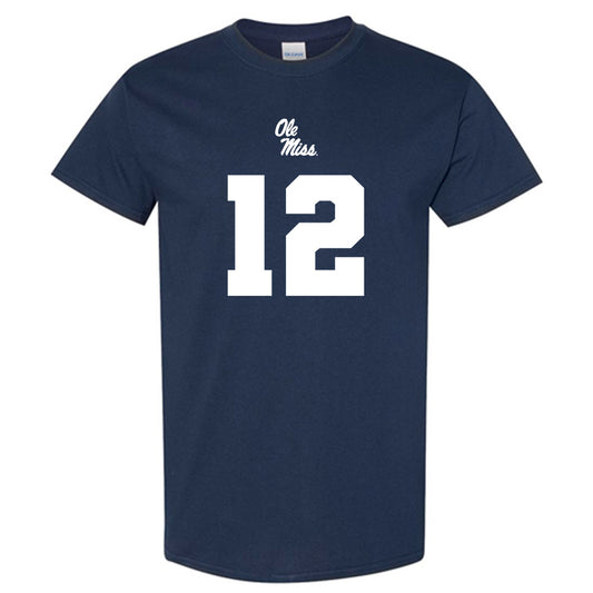 Ole Miss - NCAA Football : Fraser Masin Replica Shersey Short Sleeve T-Shirt