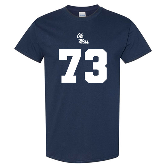 Ole Miss - NCAA Football : Eli Acker Replica Shersey Short Sleeve T-Shirt