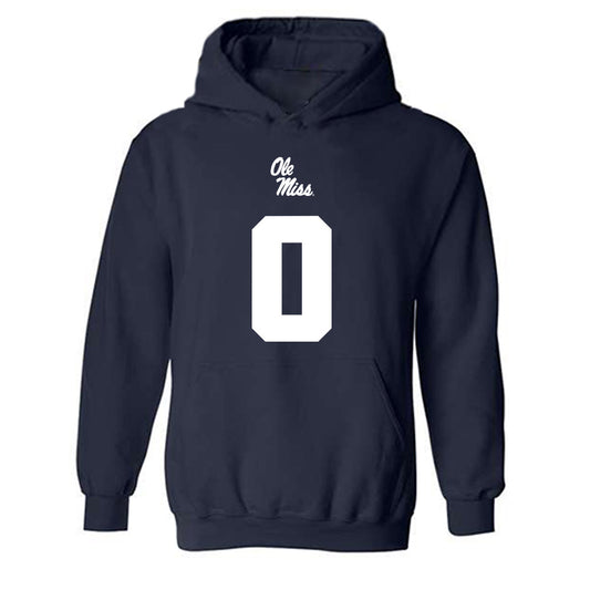 Ole Miss - NCAA Football : Joshua Harris - Hooded Sweatshirt Replica Shersey