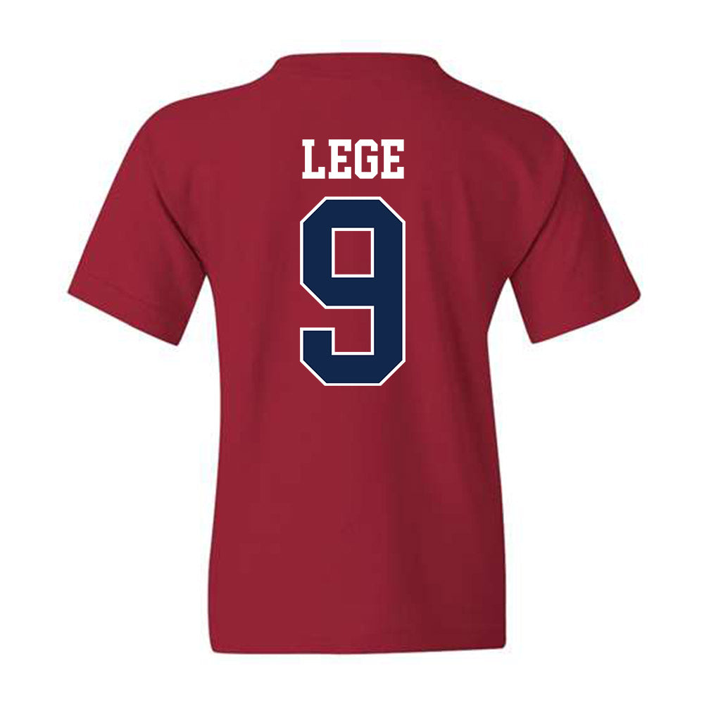 Ole Miss - NCAA Baseball : Ethan Lege - Youth T-Shirt Replica Shersey