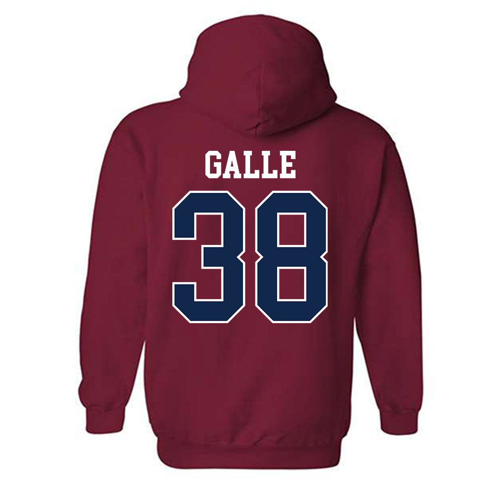 Ole Miss - NCAA Baseball : Patrick Galle - Hooded Sweatshirt Replica Shersey