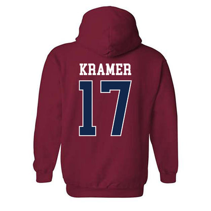 Ole Miss - NCAA Baseball : John Kramer - Hooded Sweatshirt Replica Shersey