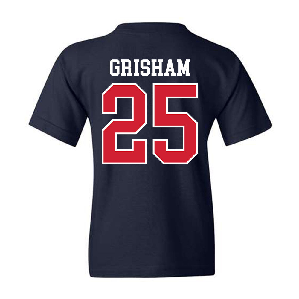 Ole Miss - NCAA Softball : Tenly Grisham - Youth T-Shirt Replica Shersey