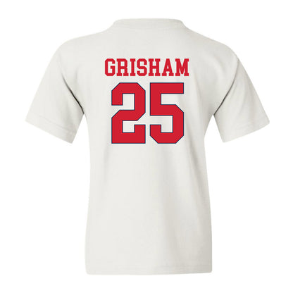 Ole Miss - NCAA Softball : Tenly Grisham - Youth T-Shirt Replica Shersey