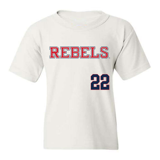 Ole Miss - NCAA Softball : Taylor Malvin - Youth T-Shirt Replica Shersey