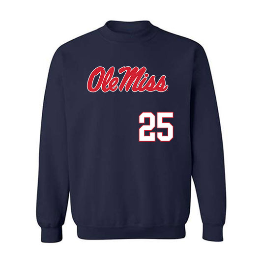 Ole Miss - NCAA Softball : Tenly Grisham - Crewneck Sweatshirt Replica Shersey