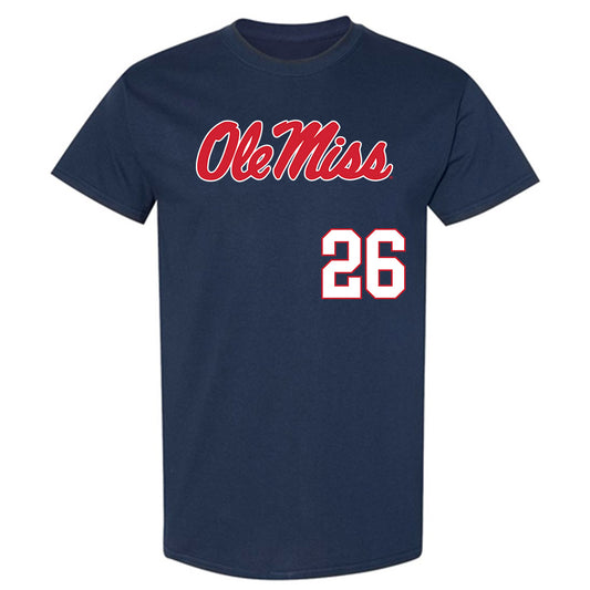 Ole Miss - NCAA Softball : Angelina DeLeon - T-Shirt Replica Shersey