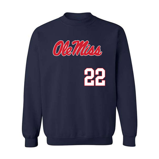 Ole Miss - NCAA Softball : Taylor Malvin - Crewneck Sweatshirt Replica Shersey