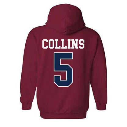 Ole Miss - NCAA Women's Basketball : Silentianna Collins - Hooded Sweatshirt Classic Shersey