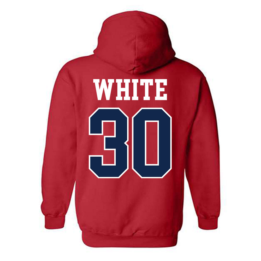 Ole Miss - NCAA Football : Trip White Hooded Sweatshirt