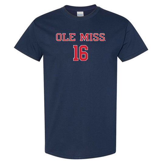 Ole Miss - NCAA Football : Braden Waterman Short Sleeve T-Shirt