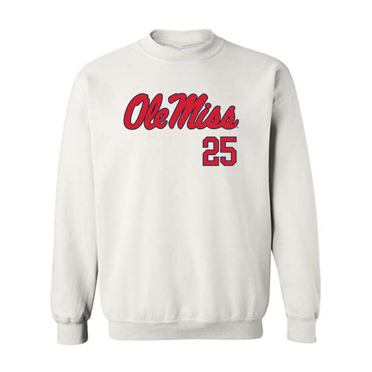 Ole Miss - NCAA Baseball : Grayson Saunier - Crewneck Sweatshirt Classic Shersey