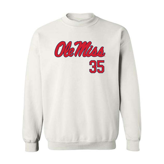 Ole Miss - NCAA Baseball : Will Furniss - Crewneck Sweatshirt Classic Shersey