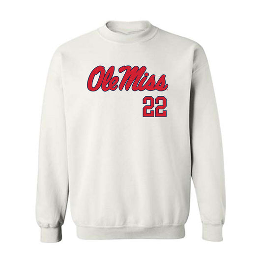 Ole Miss - NCAA Softball : Taylor Malvin - Crewneck Sweatshirt Classic Shersey