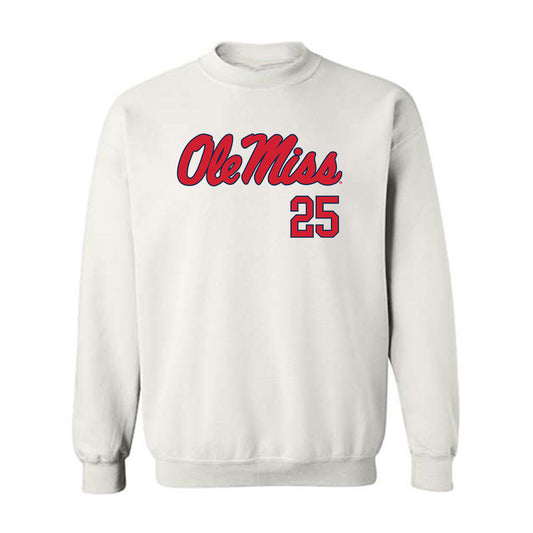 Ole Miss - NCAA Softball : Tenly Grisham - Crewneck Sweatshirt Classic Shersey