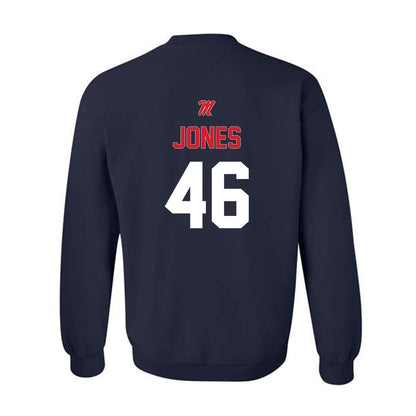 Ole Miss - NCAA Baseball : Brayden Jones - Crewneck Sweatshirt Sports Shersey