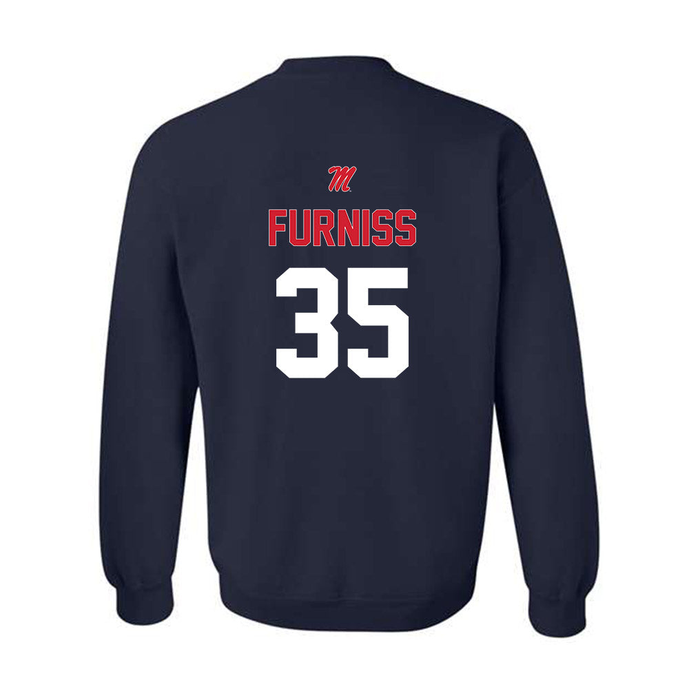Ole Miss - NCAA Baseball : Will Furniss - Crewneck Sweatshirt Sports Shersey