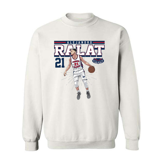 FAU - NCAA Men's Basketball : Alejandro Ralat Illustration Sweatshirt