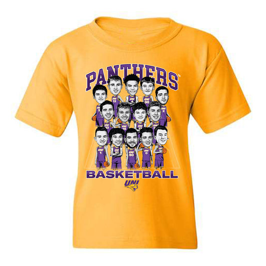 Northern Iowa - NCAA Men's Basketball : Team Illustration Youth T-Shirt