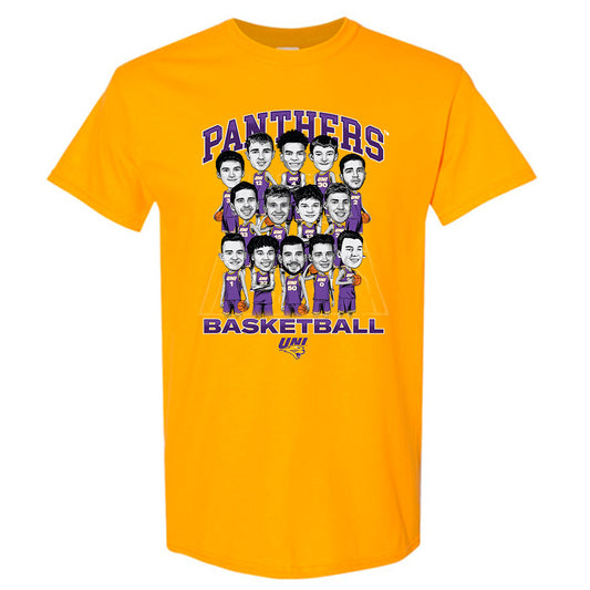 Northern Iowa - NCAA Men's Basketball : Team Illustration Short Sleeve T-Shirt