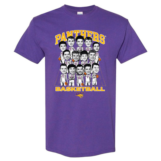 Northern Iowa - NCAA Men's Basketball : Team Illustration Short Sleeve T-Shirt