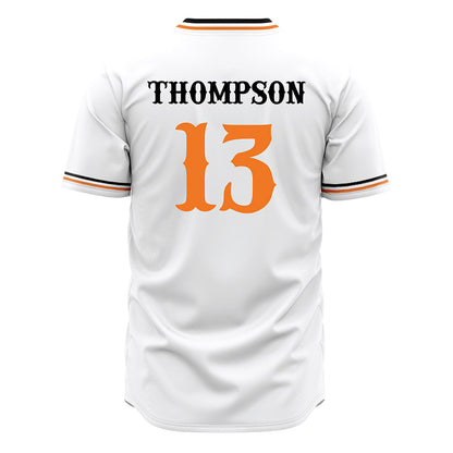 Campbell - NCAA Baseball : Jackson Thompson - Baseball Jersey