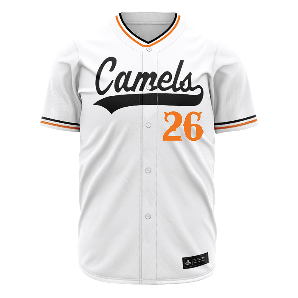 Campbell - NCAA Baseball : Trent Adams - Baseball Jersey