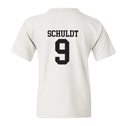 Campbell - NCAA Baseball : Andrew Schuldt - Youth T-Shirt Replica Shersey