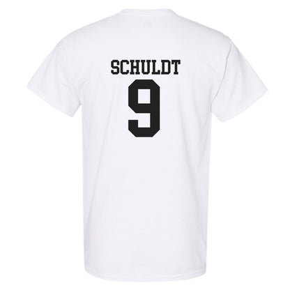Campbell - NCAA Baseball : Andrew Schuldt - T-Shirt Replica Shersey