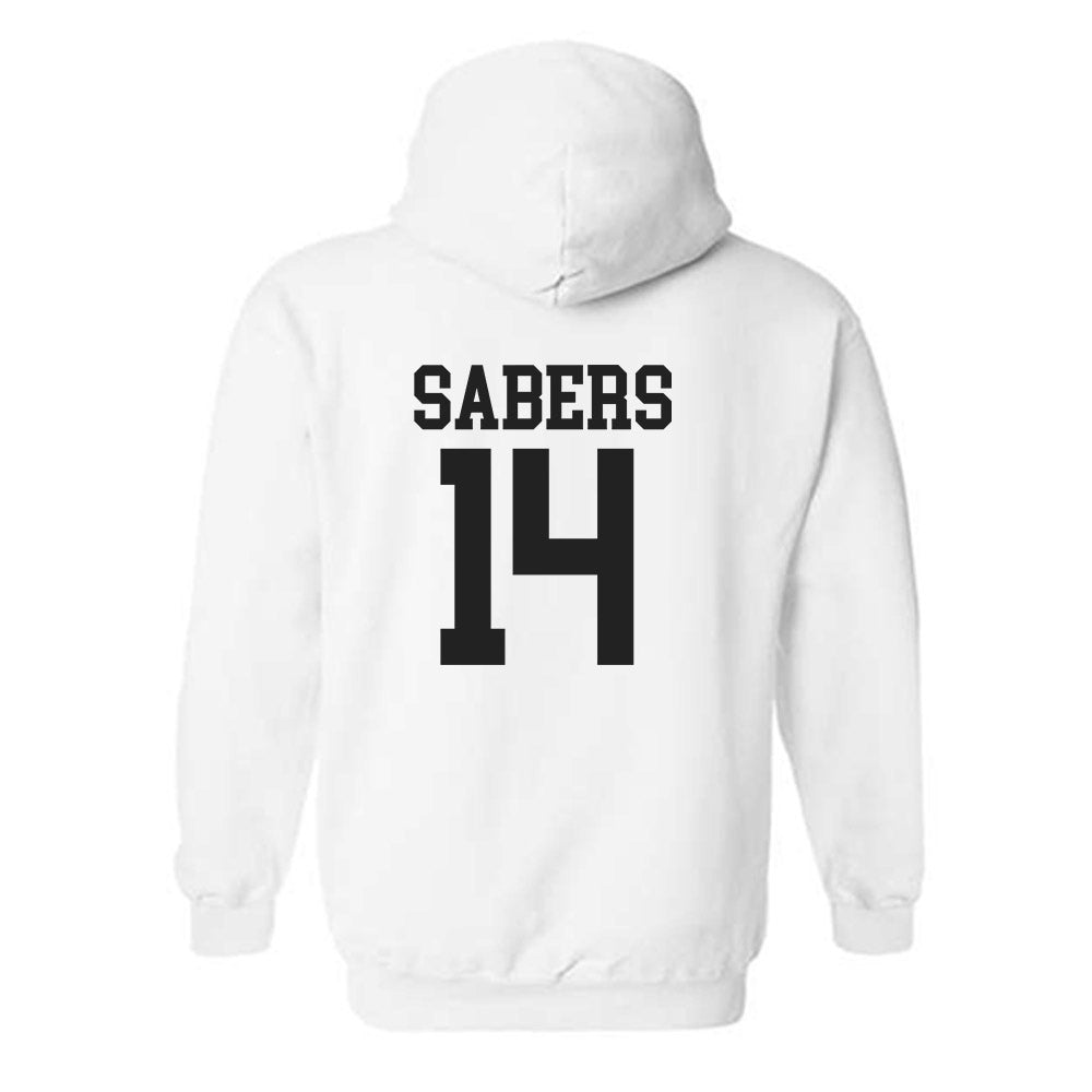 Campbell - NCAA Baseball : Zach Sabers - Hooded Sweatshirt Replica Shersey